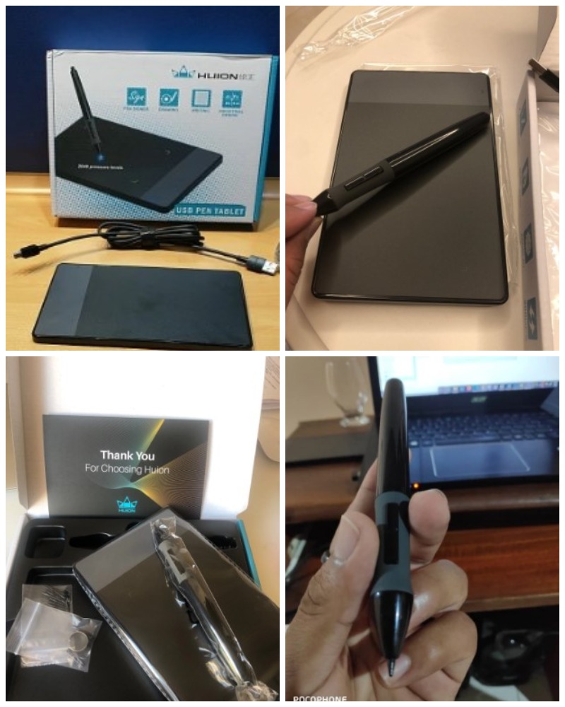 HUION OSU 420 цифровой планшет с Алиэкспресс